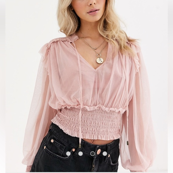 Free People Twyla sheer top - Picture 5 of 17
